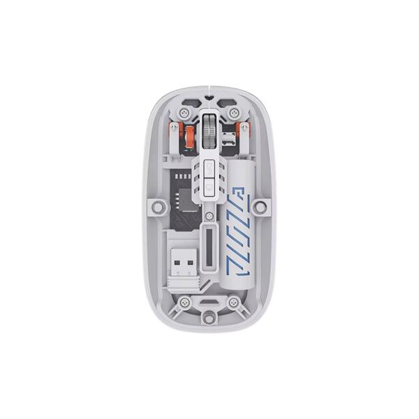 NEW TRANSPARENT M-10A WIRELESS + BLUETOOTH DUAL MODE RECHARGEABLE MOUSE 